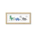 Picture of Tropical Dinos _GroupedProduct_Panel_Landscape_Mini_ _GroupedProduct_Panel_Landscape_Framed_Matted_