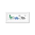 Picture of Tropical Dinos _GroupedProduct_Panel_Landscape_Mini_ _GroupedProduct_Panel_Landscape_Framed_Matted_