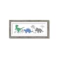 Picture of Tropical Dinos _GroupedProduct_Panel_Landscape_Mini_ _GroupedProduct_Panel_Landscape_Framed_Matted_