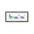Picture of Tropical Dinos _GroupedProduct_Panel_Landscape_Mini_ _GroupedProduct_Panel_Landscape_Framed_Matted_