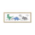 Picture of Tropical Dinos _GroupedProduct_Panel_Landscape_Mini_ _GroupedProduct_Panel_Landscape_Framed_Matted_