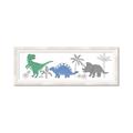 Picture of Tropical Dinos _GroupedProduct_Panel_Landscape_Mini_ _GroupedProduct_Panel_Landscape_Framed_Matted_
