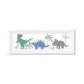 Picture of Tropical Dinos _GroupedProduct_Panel_Landscape_Mini_ _GroupedProduct_Panel_Landscape_Framed_Matted_