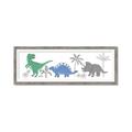Picture of Tropical Dinos _GroupedProduct_Panel_Landscape_Mini_ _GroupedProduct_Panel_Landscape_Framed_Matted_