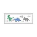 Picture of Tropical Dinos _GroupedProduct_Panel_Landscape_Mini_ _GroupedProduct_Panel_Landscape_Framed_Matted_