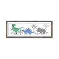 Picture of Tropical Dinos _GroupedProduct_Panel_Landscape_Mini_ _GroupedProduct_Panel_Landscape_Framed_Matted_