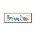 Picture of Tropical Dinos _GroupedProduct_Panel_Landscape_Mini_ _GroupedProduct_Panel_Landscape_Framed_Matted_