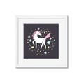 Picture of The Magic of Unicorns _GroupedProduct_Square_Mini_ _GroupedProduct_Square_Framed_Matted_