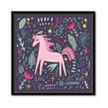 Picture of Rosie the Unicorn _GroupedProduct_Square_Mini_ _GroupedProduct_Square_Framed_Matted_