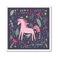 Picture of Rosie the Unicorn _GroupedProduct_Square_Mini_ _GroupedProduct_Square_Framed_Matted_