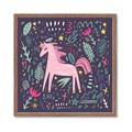 Picture of Rosie the Unicorn _GroupedProduct_Square_Mini_ _GroupedProduct_Square_Framed_Matted_