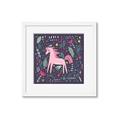 Picture of Rosie the Unicorn _GroupedProduct_Square_Mini_ _GroupedProduct_Square_Framed_Matted_