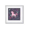 Picture of Rosie the Unicorn _GroupedProduct_Square_Mini_ _GroupedProduct_Square_Framed_Matted_