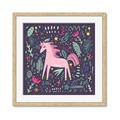 Picture of Rosie the Unicorn _GroupedProduct_Square_Mini_ _GroupedProduct_Square_Framed_Matted_