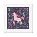 Picture of Rosie the Unicorn _GroupedProduct_Square_Mini_ _GroupedProduct_Square_Framed_Matted_