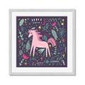 Picture of Rosie the Unicorn _GroupedProduct_Square_Mini_ _GroupedProduct_Square_Framed_Matted_