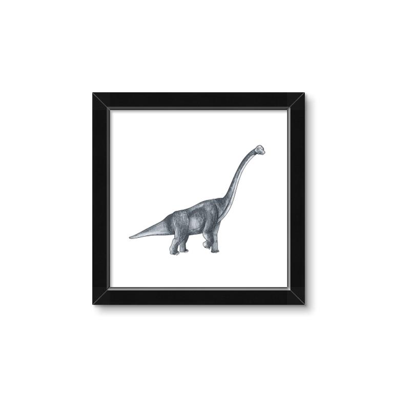 Picture of Gray Dino XIII _GroupedProduct_Square_Mini_ _GroupedProduct_Square_Framed_Matted_
