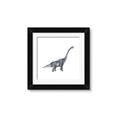 Picture of Gray Dino XIII _GroupedProduct_Square_Mini_ _GroupedProduct_Square_Framed_Matted_