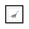Picture of Gray Dino XIII _GroupedProduct_Square_Mini_ _GroupedProduct_Square_Framed_Matted_