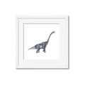 Picture of Gray Dino XIII _GroupedProduct_Square_Mini_ _GroupedProduct_Square_Framed_Matted_