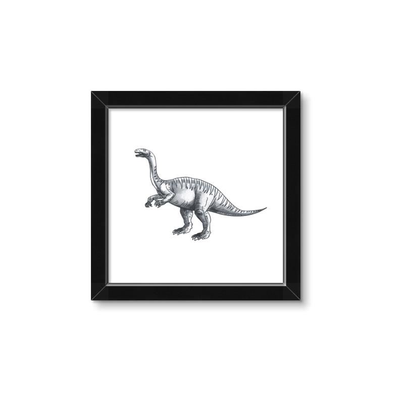 Picture of Gray Dino I  _GroupedProduct_Square_Mini_ _GroupedProduct_Square_Framed_Matted_