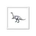 Picture of Gray Dino I  _GroupedProduct_Square_Mini_ _GroupedProduct_Square_Framed_Matted_
