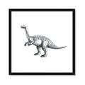 Picture of Gray Dino I  _GroupedProduct_Square_Mini_ _GroupedProduct_Square_Framed_Matted_