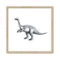 Picture of Gray Dino I  _GroupedProduct_Square_Mini_ _GroupedProduct_Square_Framed_Matted_