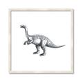 Picture of Gray Dino I  _GroupedProduct_Square_Mini_ _GroupedProduct_Square_Framed_Matted_