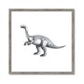 Picture of Gray Dino I  _GroupedProduct_Square_Mini_ _GroupedProduct_Square_Framed_Matted_