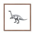 Picture of Gray Dino I  _GroupedProduct_Square_Mini_ _GroupedProduct_Square_Framed_Matted_