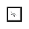 Picture of Gray Dino I  _GroupedProduct_Square_Mini_ _GroupedProduct_Square_Framed_Matted_