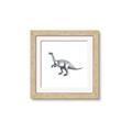 Picture of Gray Dino I  _GroupedProduct_Square_Mini_ _GroupedProduct_Square_Framed_Matted_