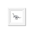 Picture of Gray Dino I  _GroupedProduct_Square_Mini_ _GroupedProduct_Square_Framed_Matted_