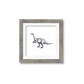 Picture of Gray Dino I  _GroupedProduct_Square_Mini_ _GroupedProduct_Square_Framed_Matted_