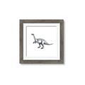Picture of Gray Dino I  _GroupedProduct_Square_Mini_ _GroupedProduct_Square_Framed_Matted_