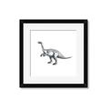 Picture of Gray Dino I  _GroupedProduct_Square_Mini_ _GroupedProduct_Square_Framed_Matted_