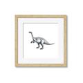 Picture of Gray Dino I  _GroupedProduct_Square_Mini_ _GroupedProduct_Square_Framed_Matted_