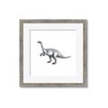 Picture of Gray Dino I  _GroupedProduct_Square_Mini_ _GroupedProduct_Square_Framed_Matted_