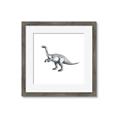 Picture of Gray Dino I  _GroupedProduct_Square_Mini_ _GroupedProduct_Square_Framed_Matted_