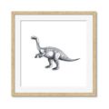 Picture of Gray Dino I  _GroupedProduct_Square_Mini_ _GroupedProduct_Square_Framed_Matted_