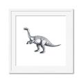 Picture of Gray Dino I  _GroupedProduct_Square_Mini_ _GroupedProduct_Square_Framed_Matted_