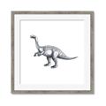 Picture of Gray Dino I  _GroupedProduct_Square_Mini_ _GroupedProduct_Square_Framed_Matted_