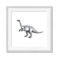 Picture of Gray Dino I  _GroupedProduct_Square_Mini_ _GroupedProduct_Square_Framed_Matted_