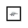 Picture of Gray Dino II _GroupedProduct_Square_Mini_ _GroupedProduct_Square_Framed_Matted_