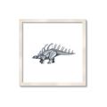 Picture of Gray Dino II _GroupedProduct_Square_Mini_ _GroupedProduct_Square_Framed_Matted_