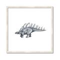 Picture of Gray Dino II _GroupedProduct_Square_Mini_ _GroupedProduct_Square_Framed_Matted_