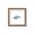 Picture of Gray Dino II _GroupedProduct_Square_Mini_ _GroupedProduct_Square_Framed_Matted_
