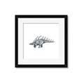 Picture of Gray Dino II _GroupedProduct_Square_Mini_ _GroupedProduct_Square_Framed_Matted_