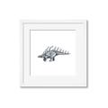 Picture of Gray Dino II _GroupedProduct_Square_Mini_ _GroupedProduct_Square_Framed_Matted_